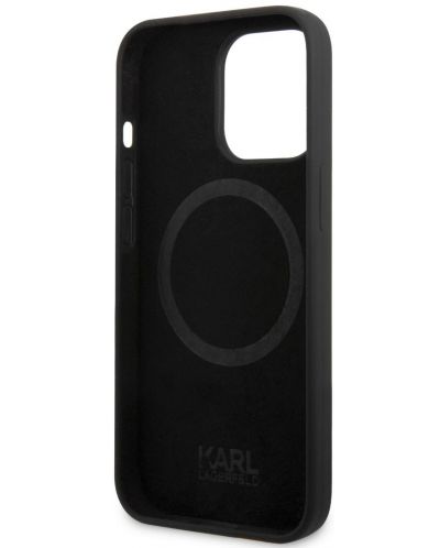 Калъф Karl Lagerfeld - MS Karl and Choupette, iPhone 14 Pro Max, черен - 2
